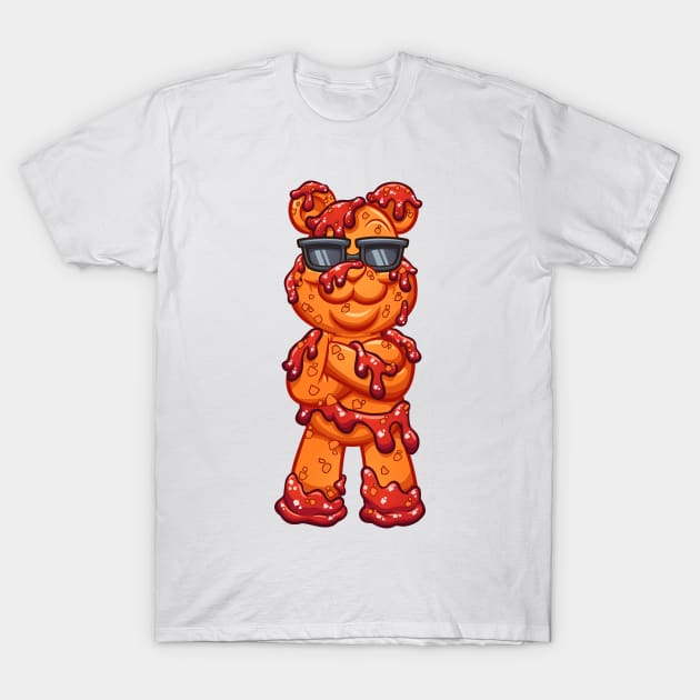 Chamoy Gummy Bear T-Shirt by memoangeles